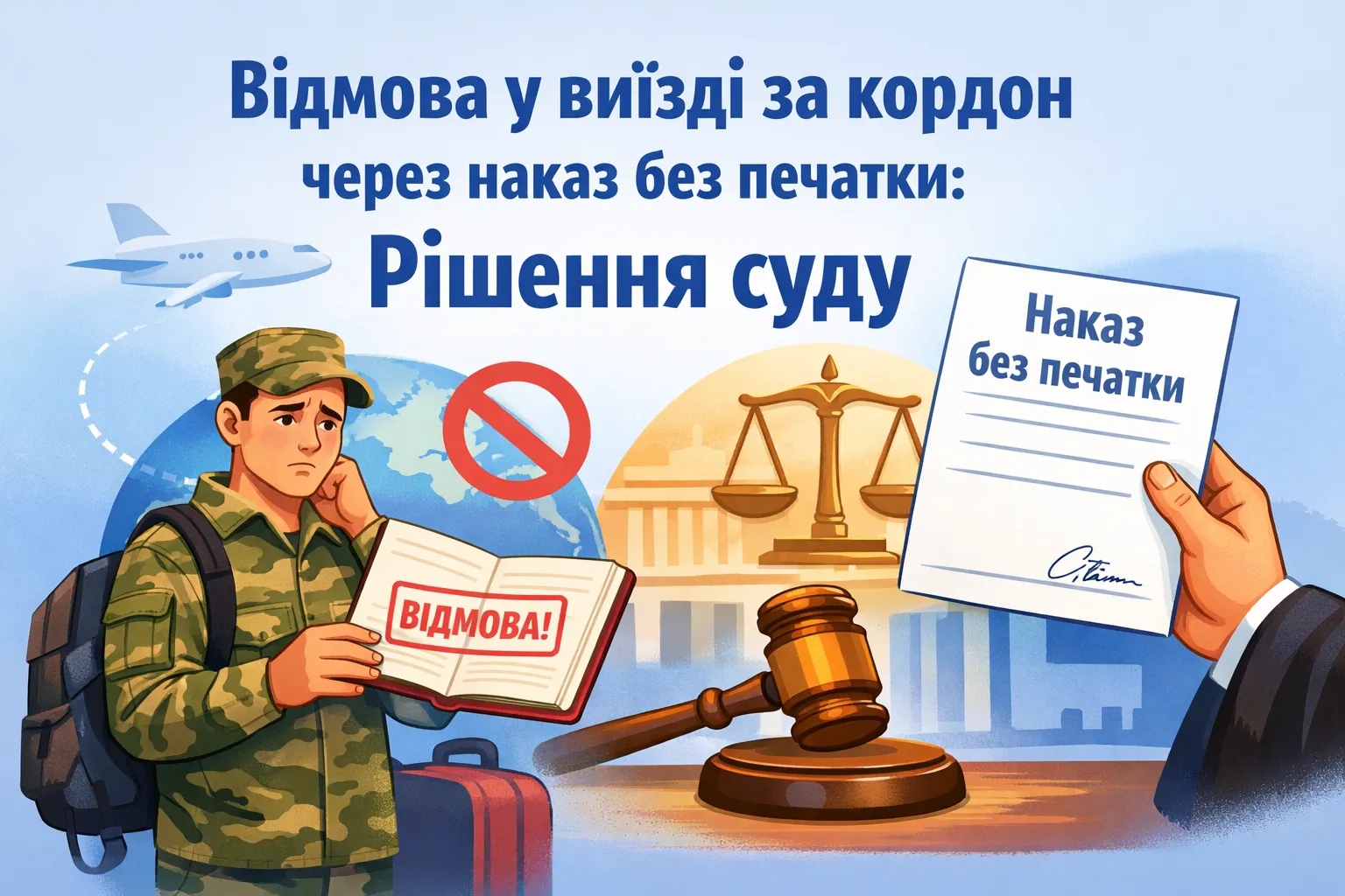 Заброньований працівник хотів виїхати у відпустку за кордон, але отримав відмову через наказ без печатки: рішення суду