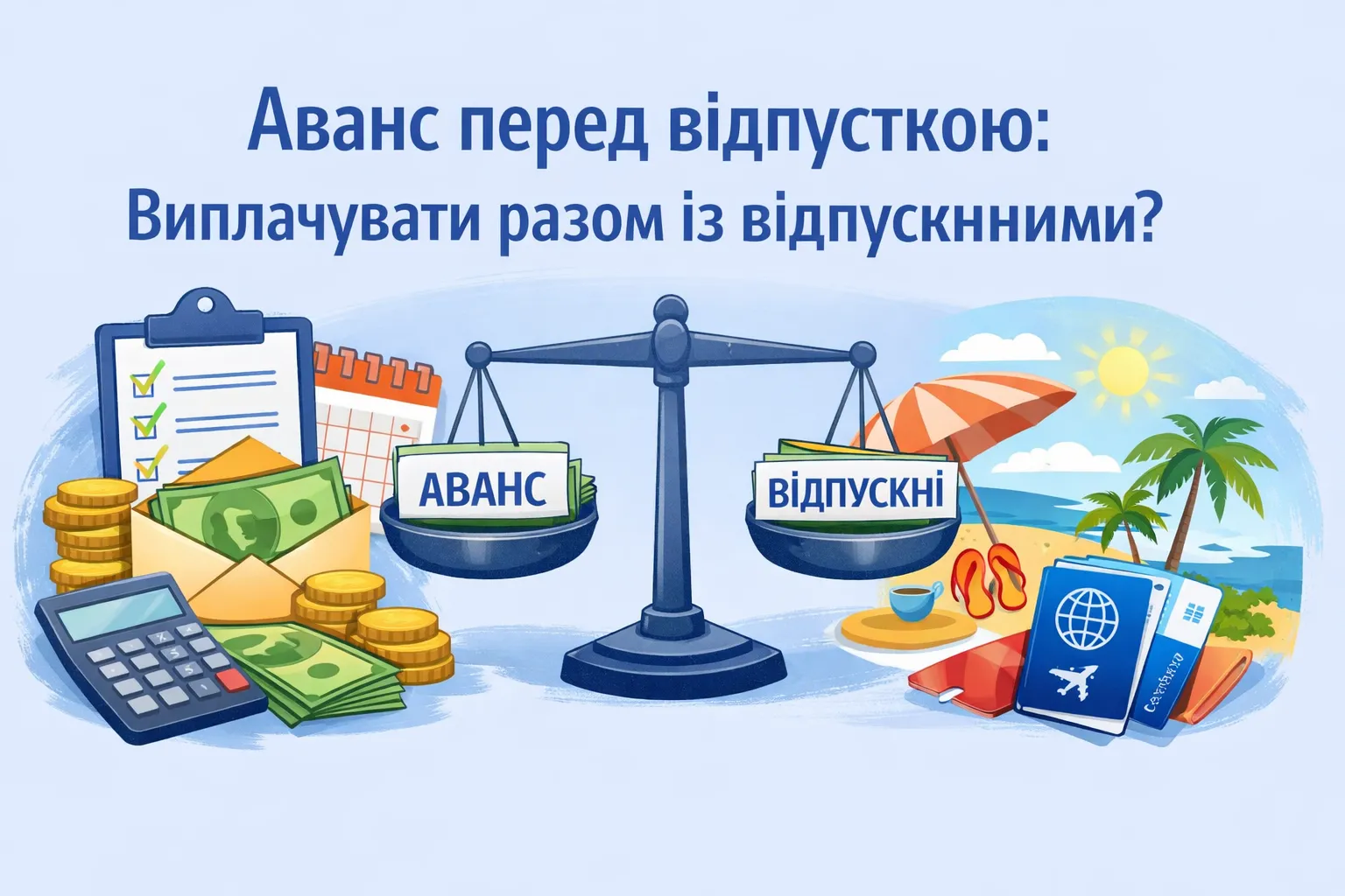 Аванс перед відпусткою: чи потрібно виплачувати його разом із відпускними? Аванс перед відпусткою: чи потрібно виплачувати його разом із відпускними?