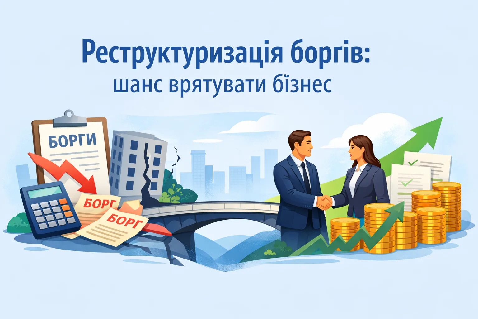 Борги ще не означають банкрутство: як превентивна реструктуризація може допомогти бізнесу Борги ще не означають банкрутство: як превентивна реструктуризація може допомогти бізнесу