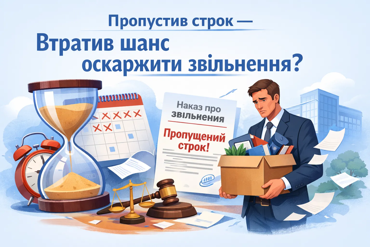 Пропустив строк — втратив можливість оскаржити звільнення?