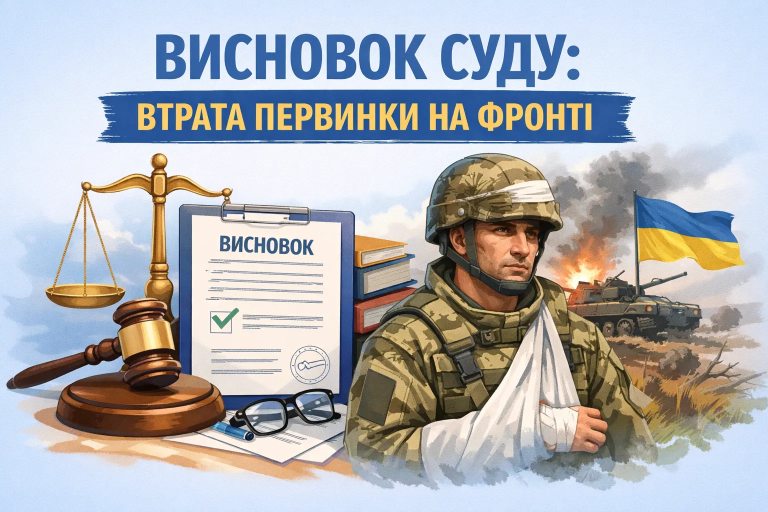 Думка суду щодо доведення втрати первинки на фронті