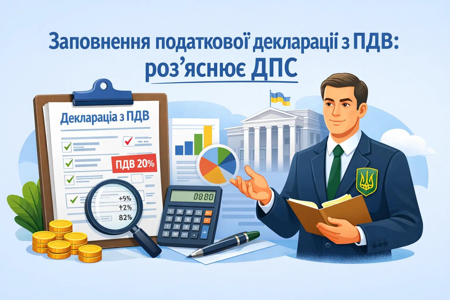 Заповнення податкової декларації з ПДВ: роз‘яснює ДПС Заповнення податкової декларації з ПДВ: роз‘яснює ДПС
