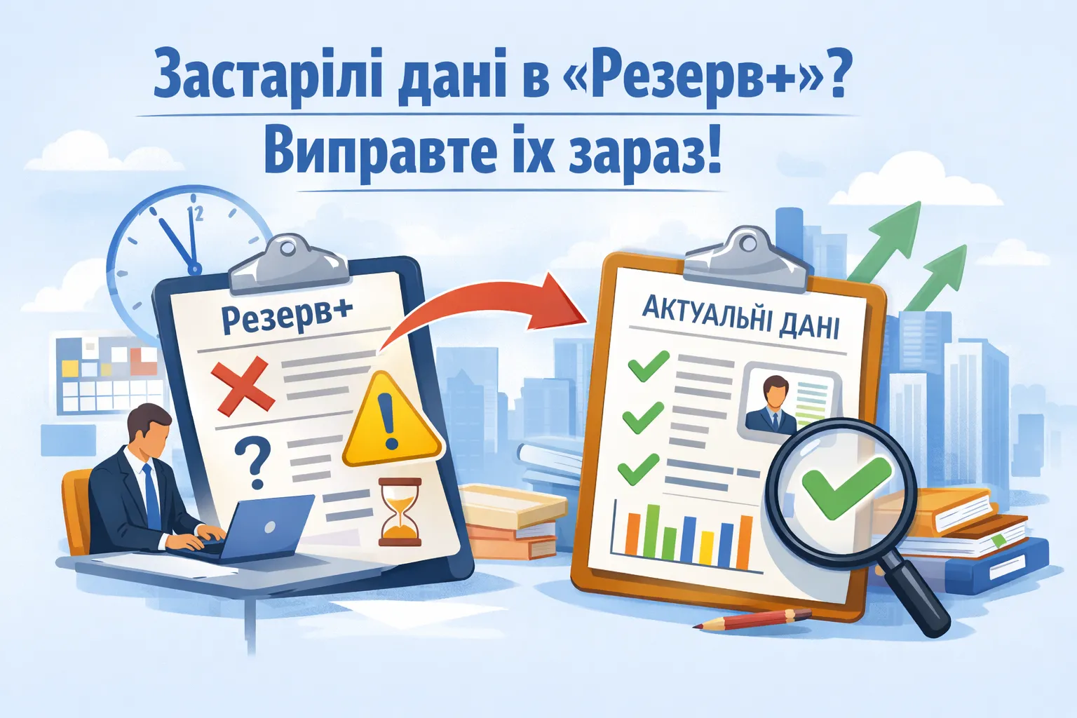 У Резерв+ застарілі дані? Не ігноруйте — їх можна виправити.