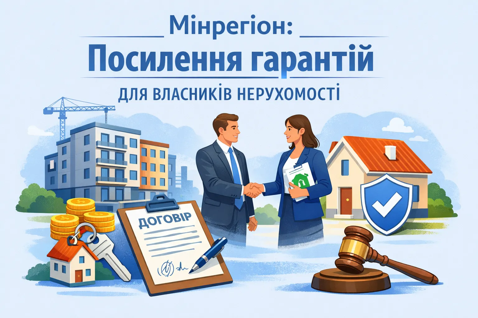 Мінрегіон: пропонується посилити гарантії для власників нерухомості