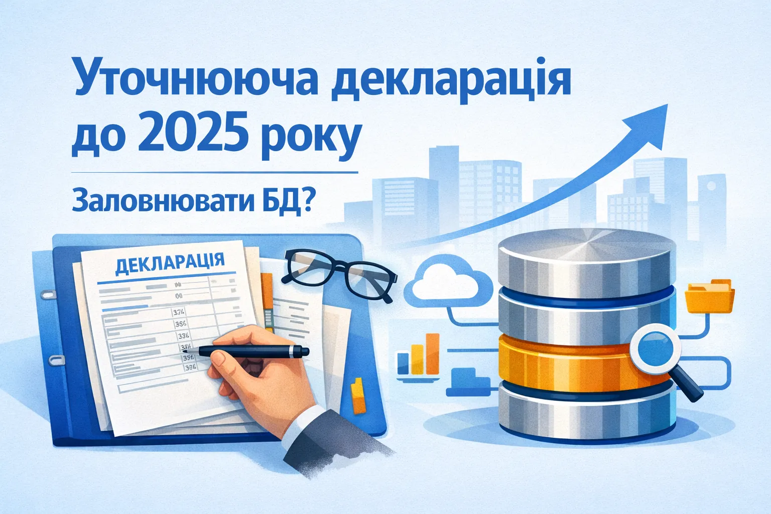 Уточнююча декларація до 2025 р.: чи обов’язково заповнювати БД?