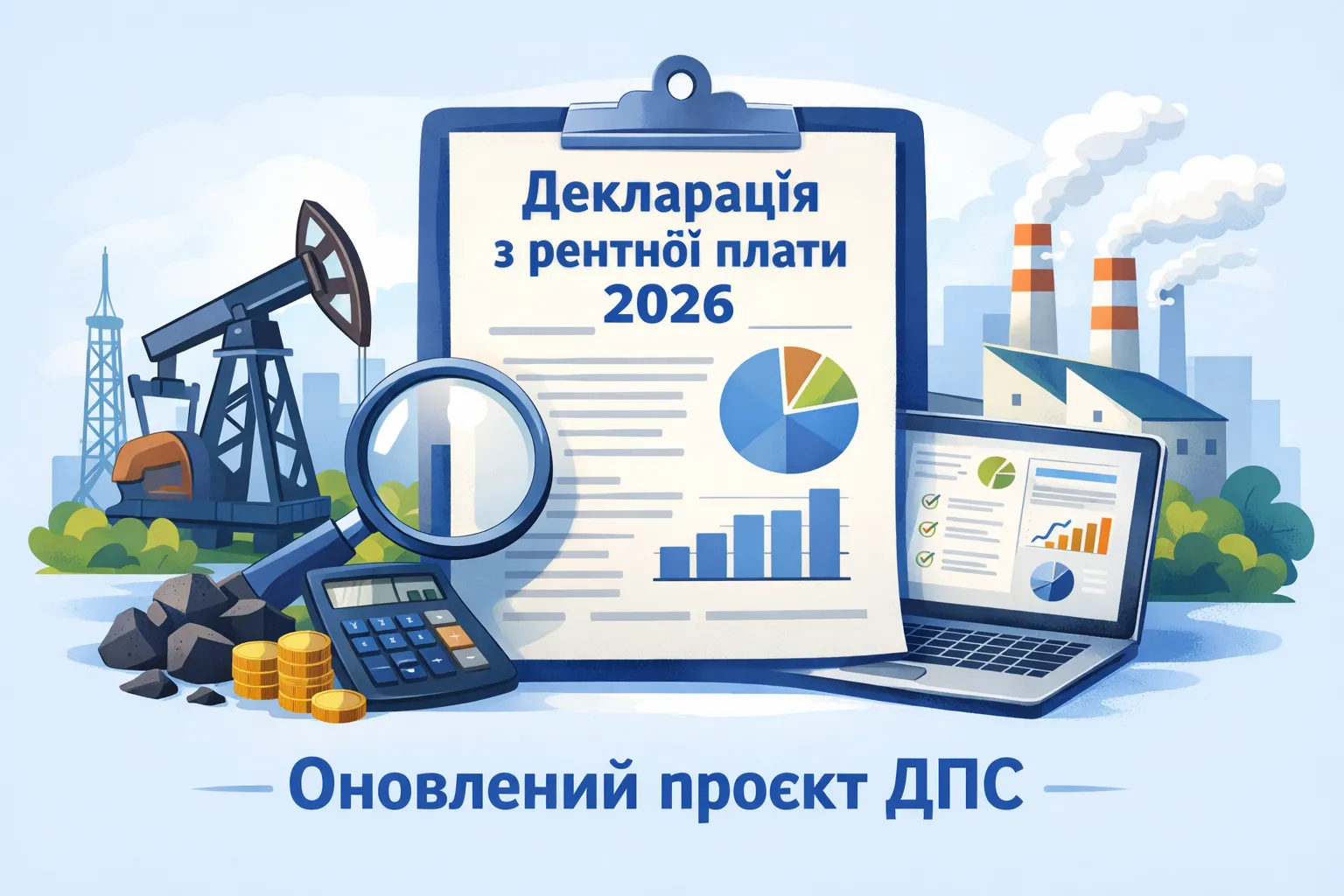 Декларація з рентної плати‑2026: ДПС показала оновлений проєкт