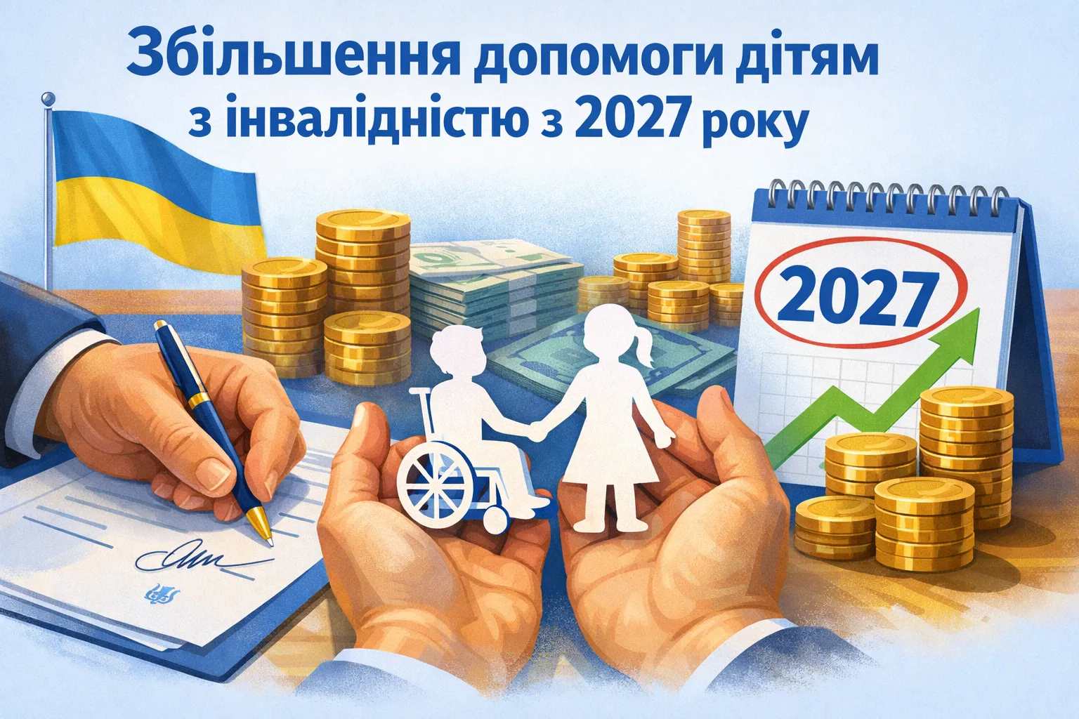 Підписано закон про підвищення допомоги дітям з інвалідністю з 2027 року