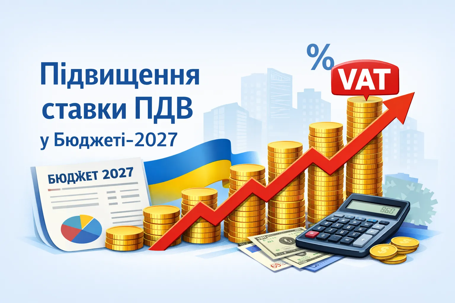 У Держбюджет-2027 заклали надходження від підвищення ставки ПДВ