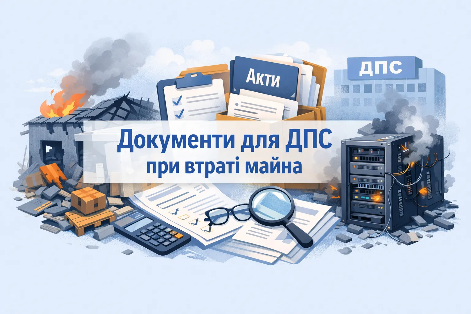 Зруйновані склади та сервери: які документи потрібні, щоб уникнути штрафів від ДПС?