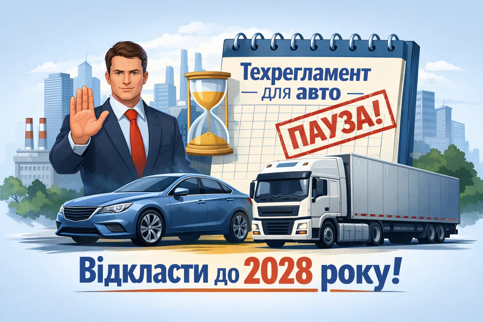 Бізнес закликає відтермінувати Техрегламент щодо колісних транспортних засобів до 2028 року
