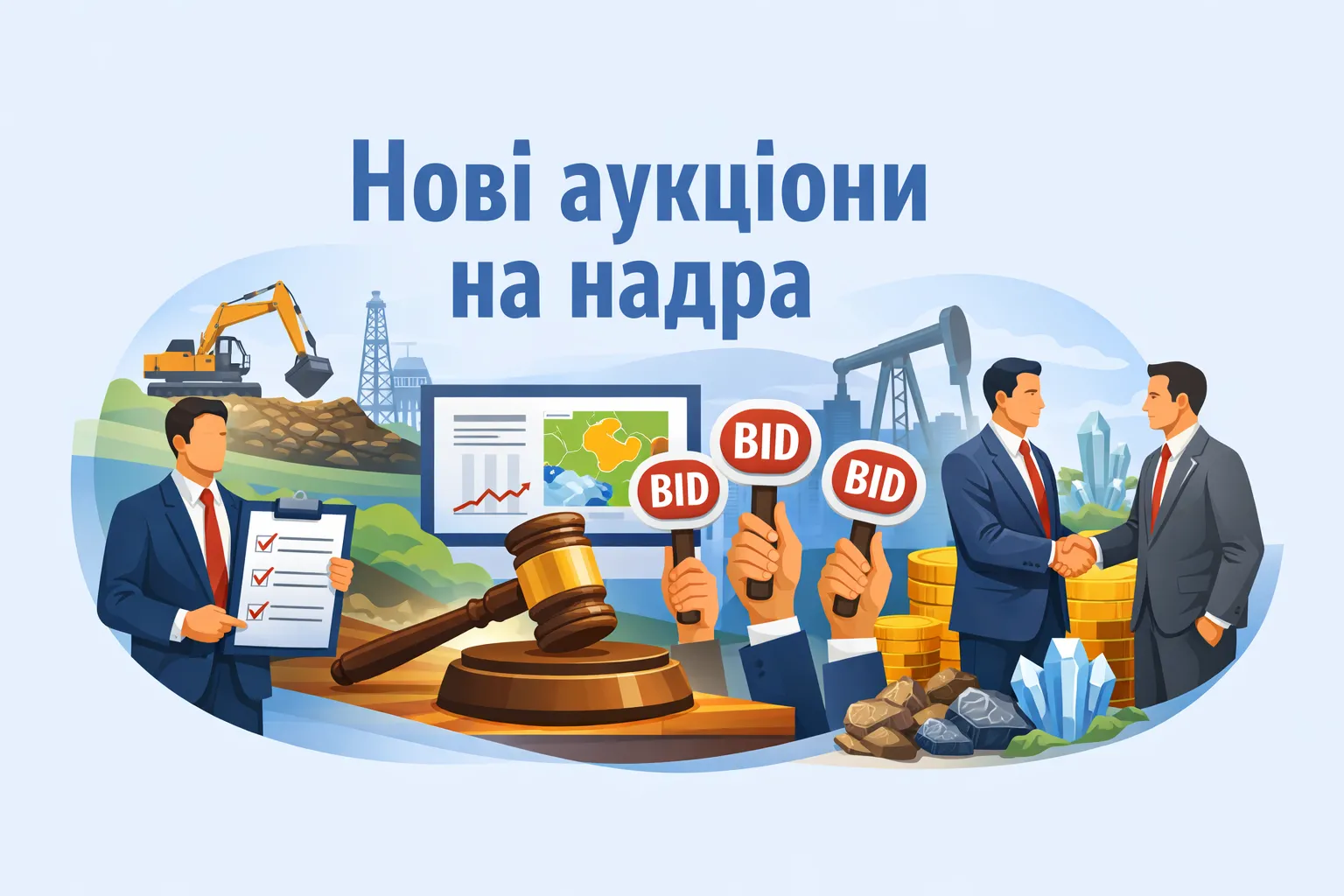 Бізнес підтримує нові правила проведення аукціонів на користування надрами