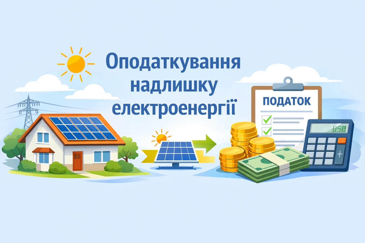 «Зелений» тариф для домогосподарств: як оподатковується «надлишок» електроенергії?