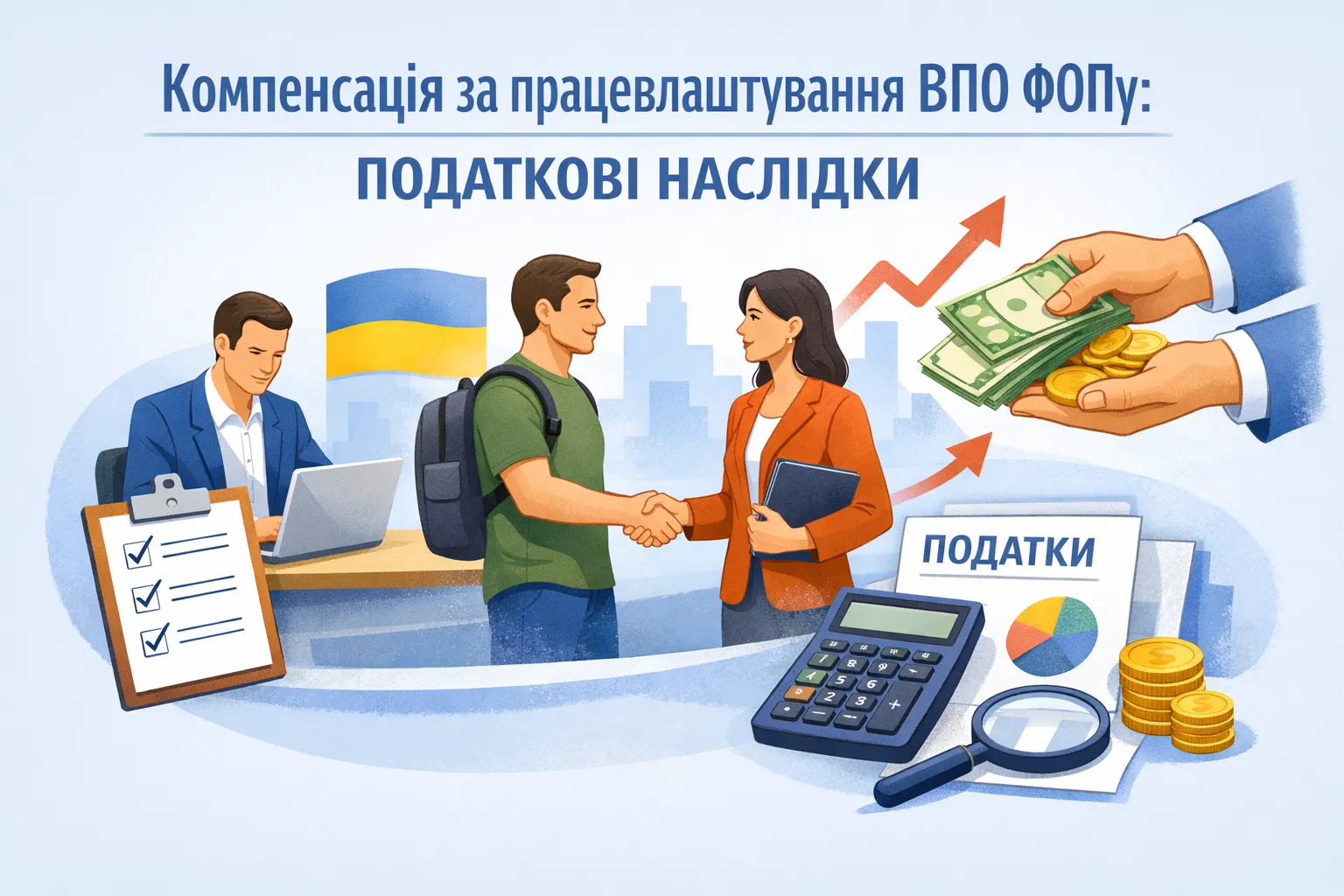 Компенсація за працевлаштування ВПО ФОПу: податкові наслідки Компенсація за працевлаштування ВПО ФОПу: податкові наслідки