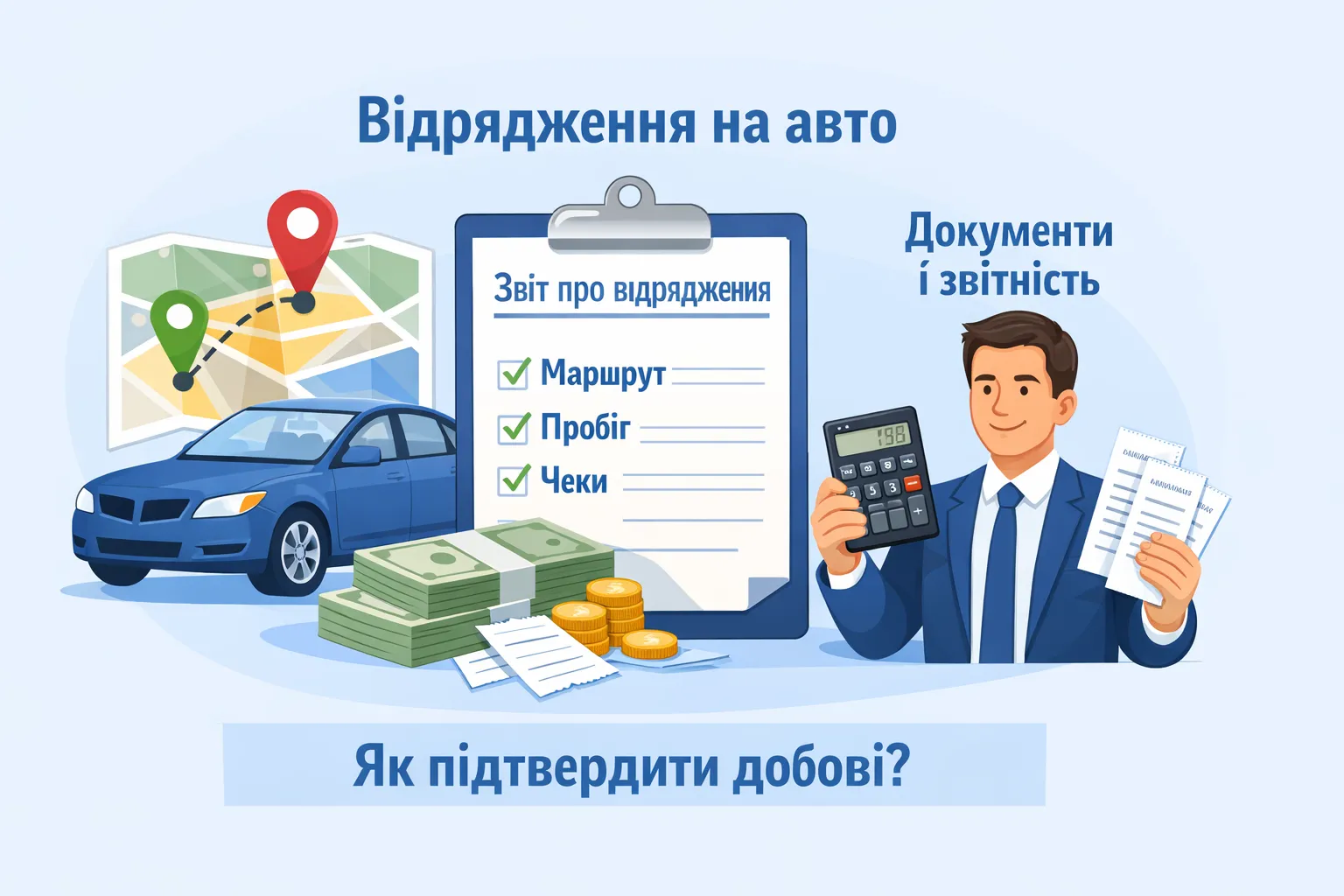 Відрядження авто без квитків і приймаючої сторони: як підтвердити добові?