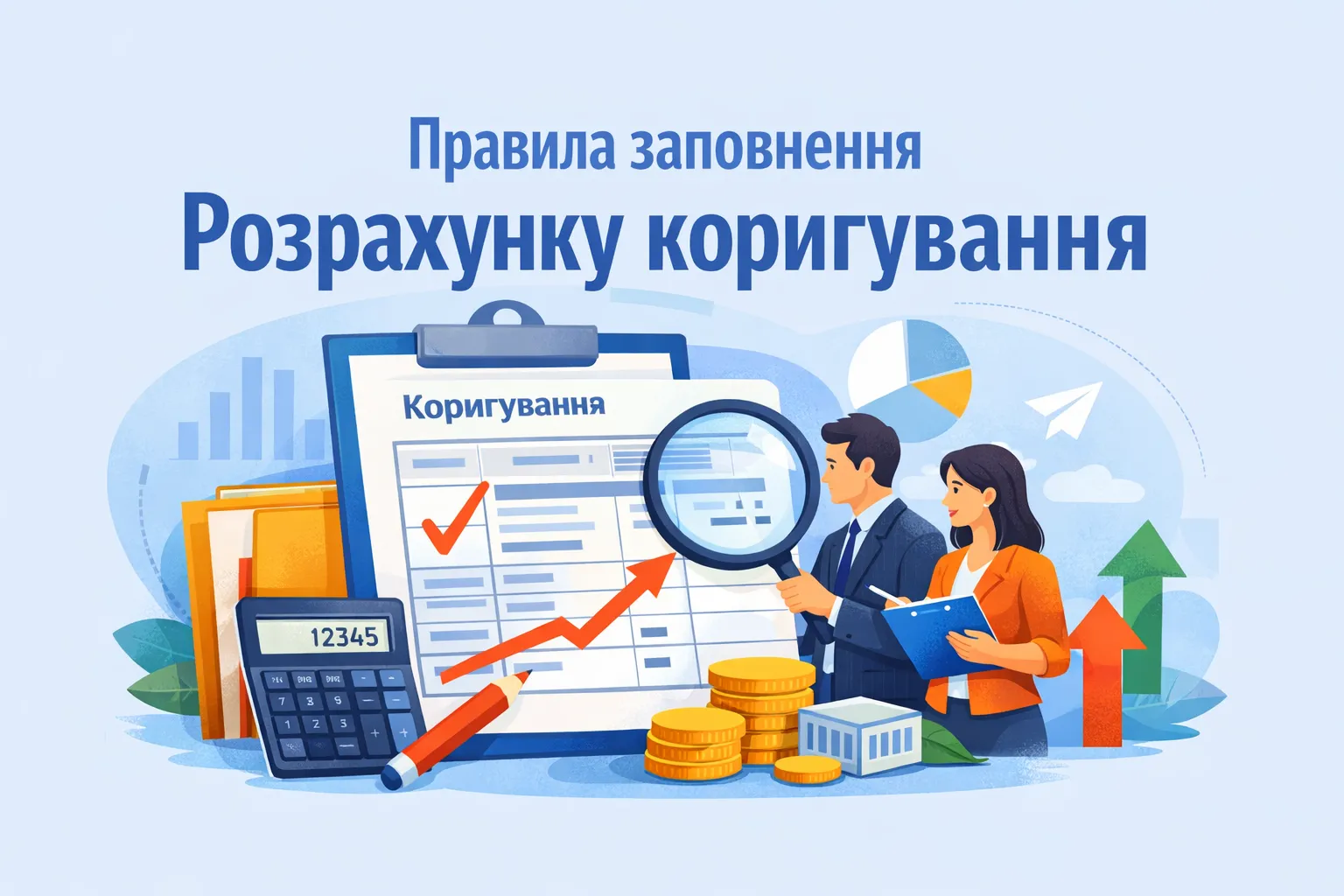 Правила заповнення розрахунку коригування