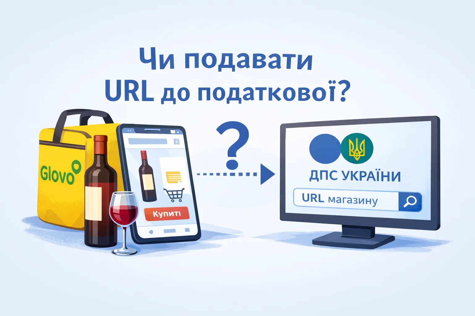 Продаєте алкоголь через Glovo / маркетплейс: чи треба подавати URL до ДПС?