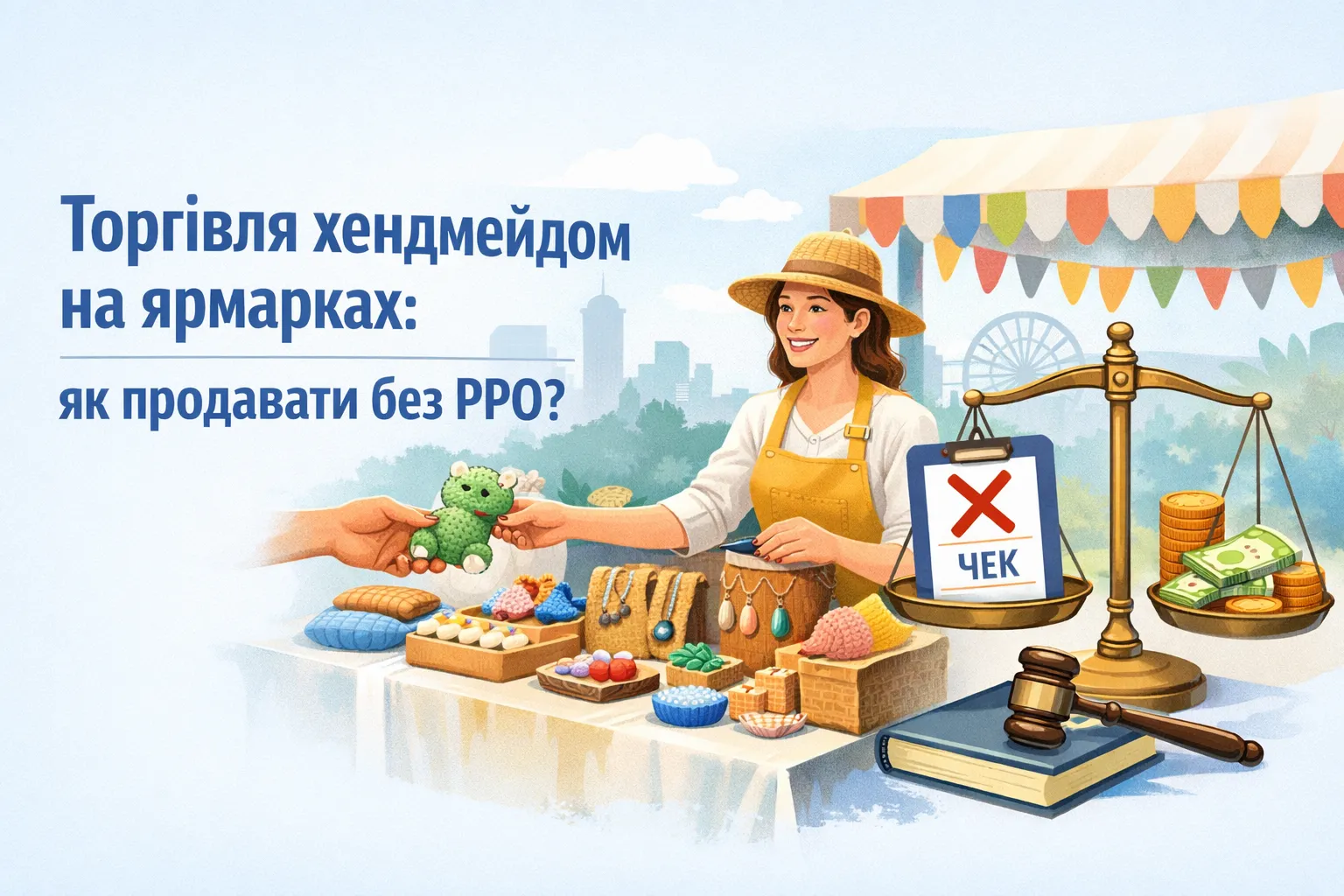 Торгівля хендмейдом на ярмарках: як працювати без РРО і не порушити закон