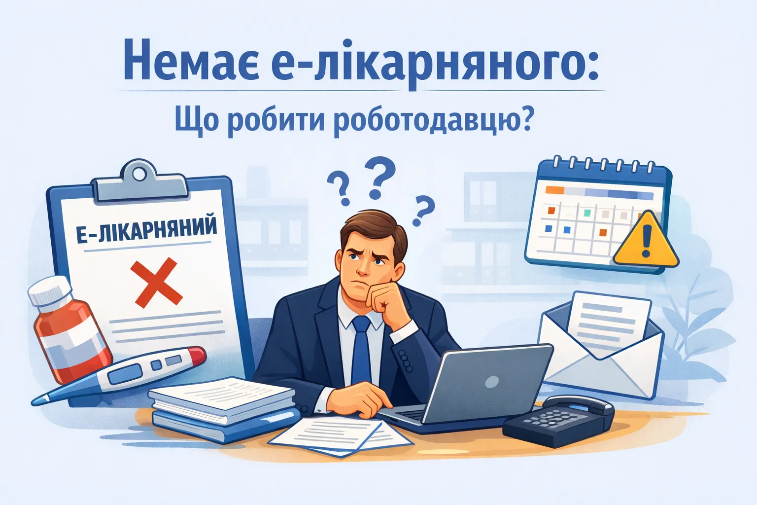 Відсутність електронного листка непрацездатності: які дії роботодавця?
