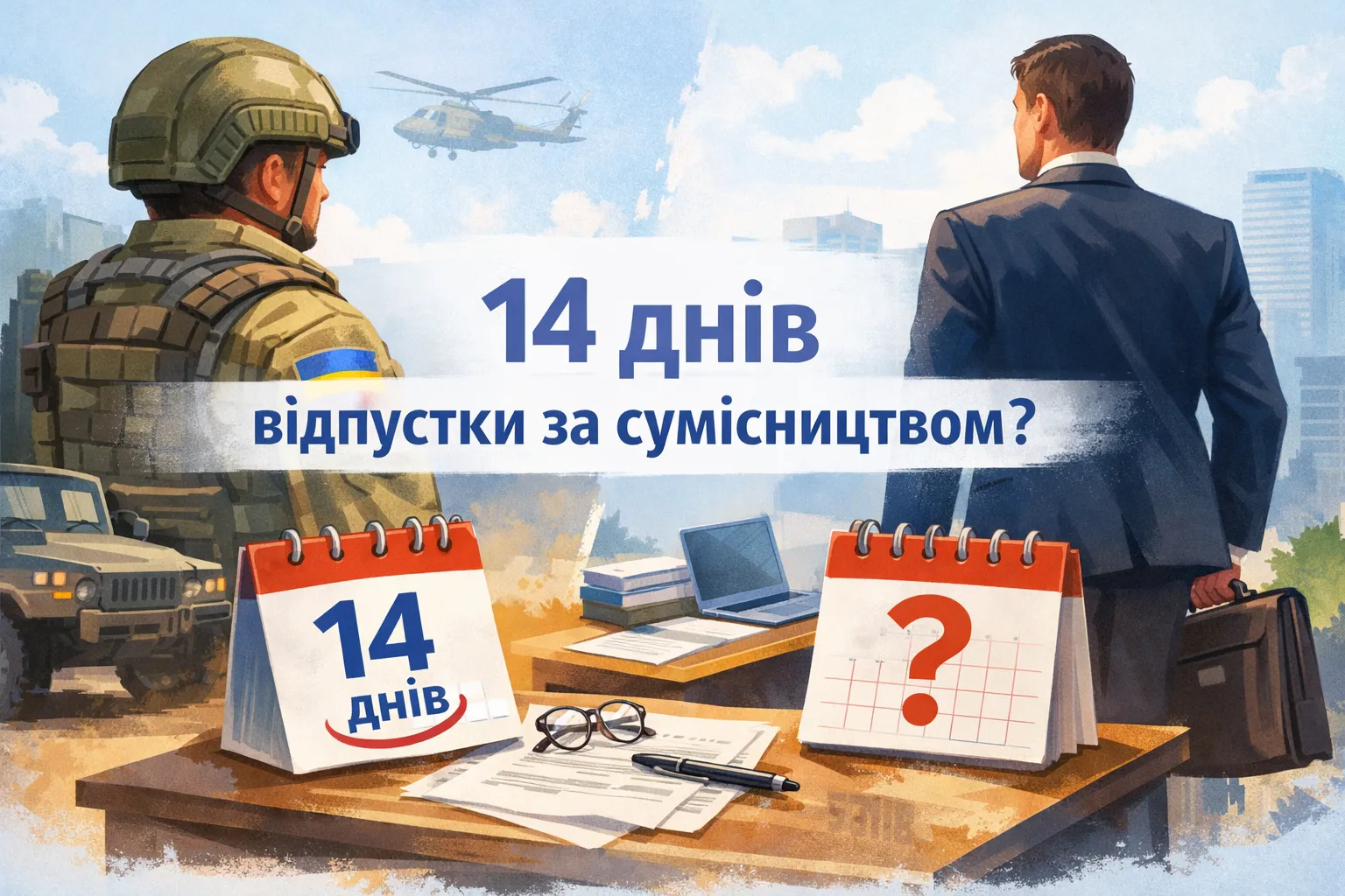 14 днів для учасника бойових дій: чи надаються окремо за сумісництвом? 14 днів для учасника бойових дій: чи надаються окремо за сумісництвом?