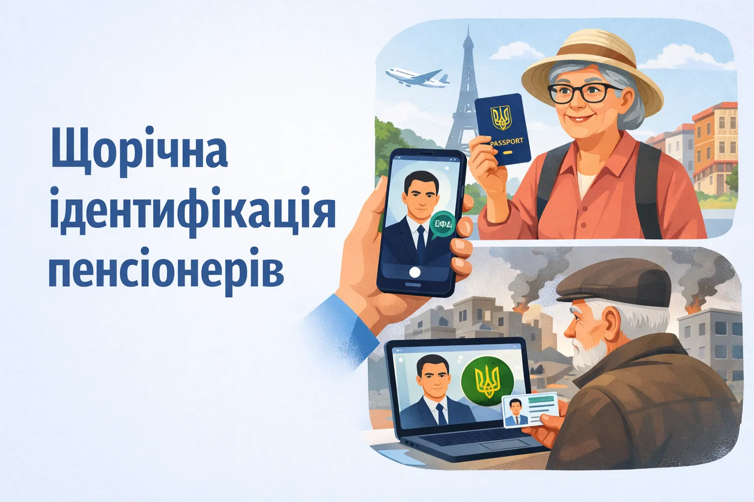 Щорічна ідентифікація пенсіонерів за кордоном і на ТОТ: нагадує ПФУ