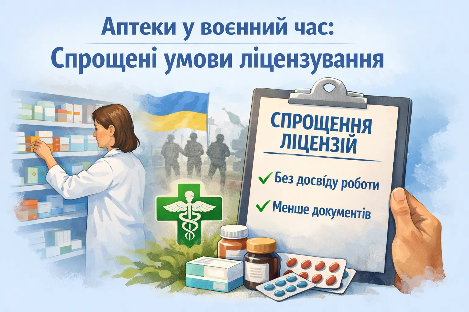 Аптеки у воєнний час: як уряд спростив ліцензійні вимоги?