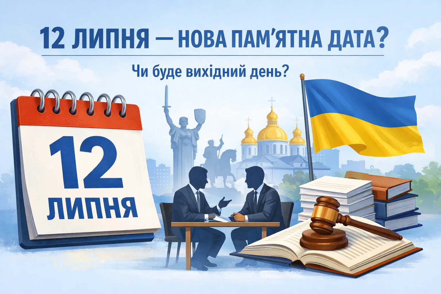 В Україні пропонують встановити нову пам’ятну дату 12 липня: чи буде це вихідний день