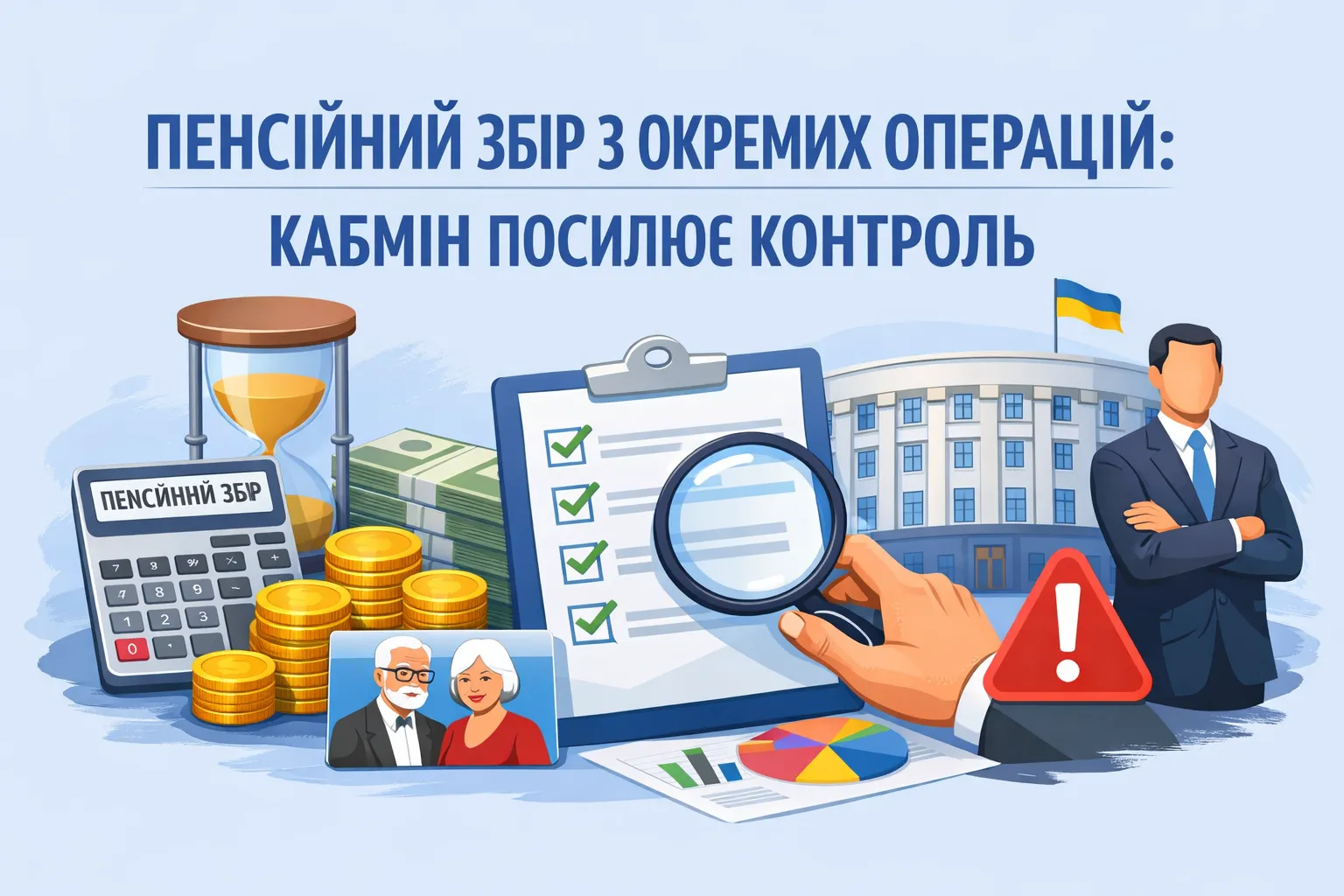 Пенсійний збір з окремих операцій: Кабмін пропонує посилити контроль Пенсійний збір з окремих операцій: Кабмін пропонує посилити контроль