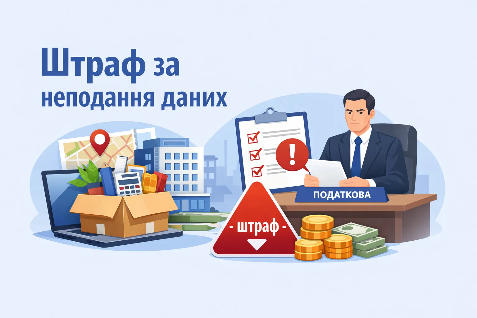 Змінили адресу чи бухгалтера й не повідомили податкову: скільки це коштує?