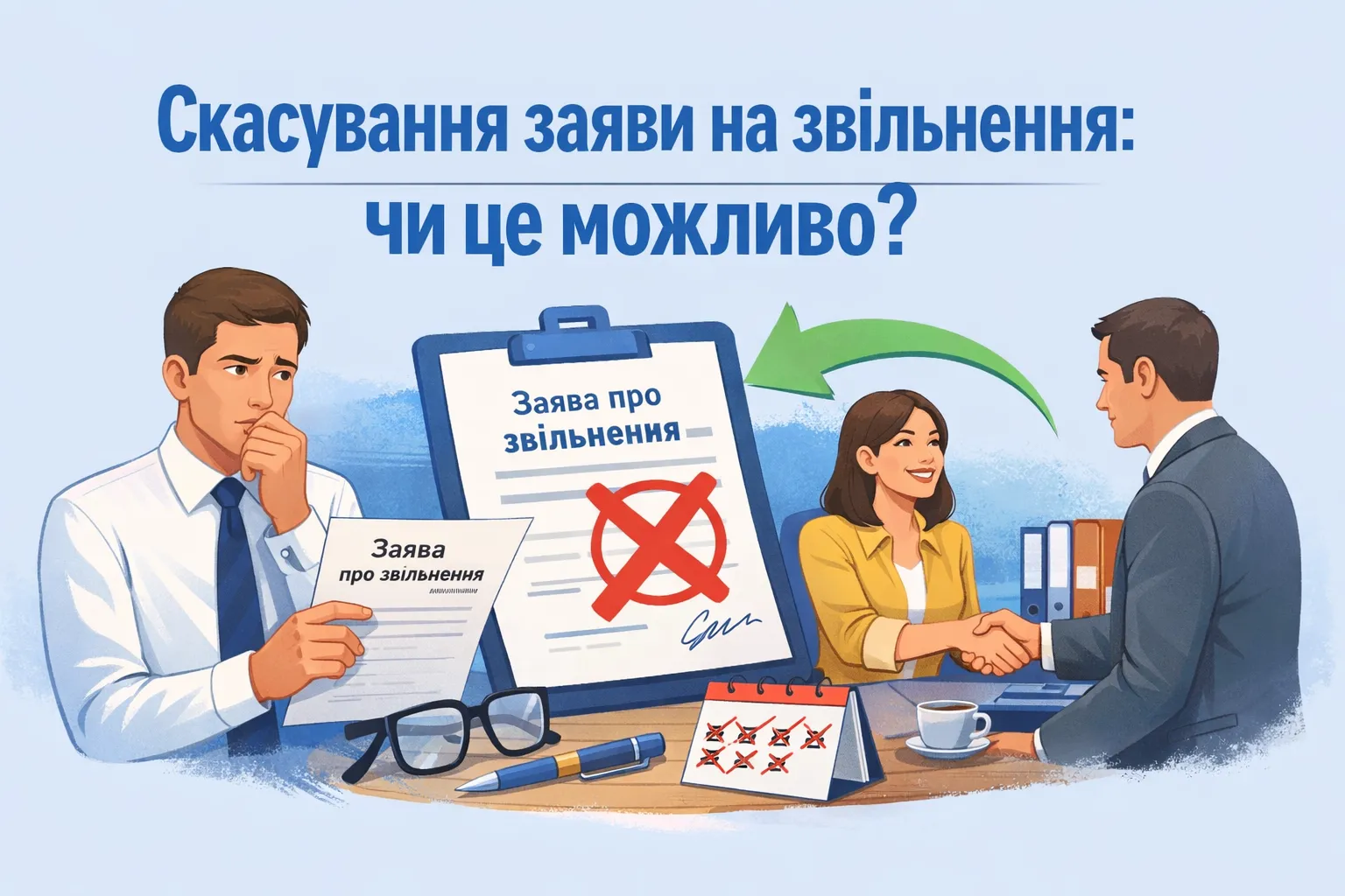 Працівник передумав звільнятися за угодою сторін: чи можна скасувати заяву