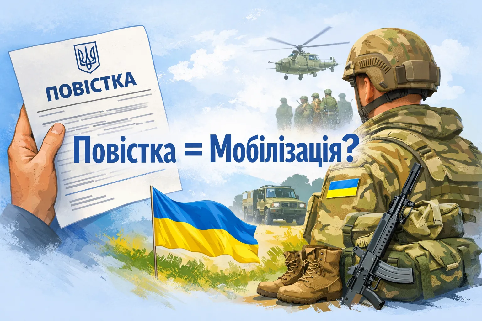 Наявність повістки — вже мобілізація?