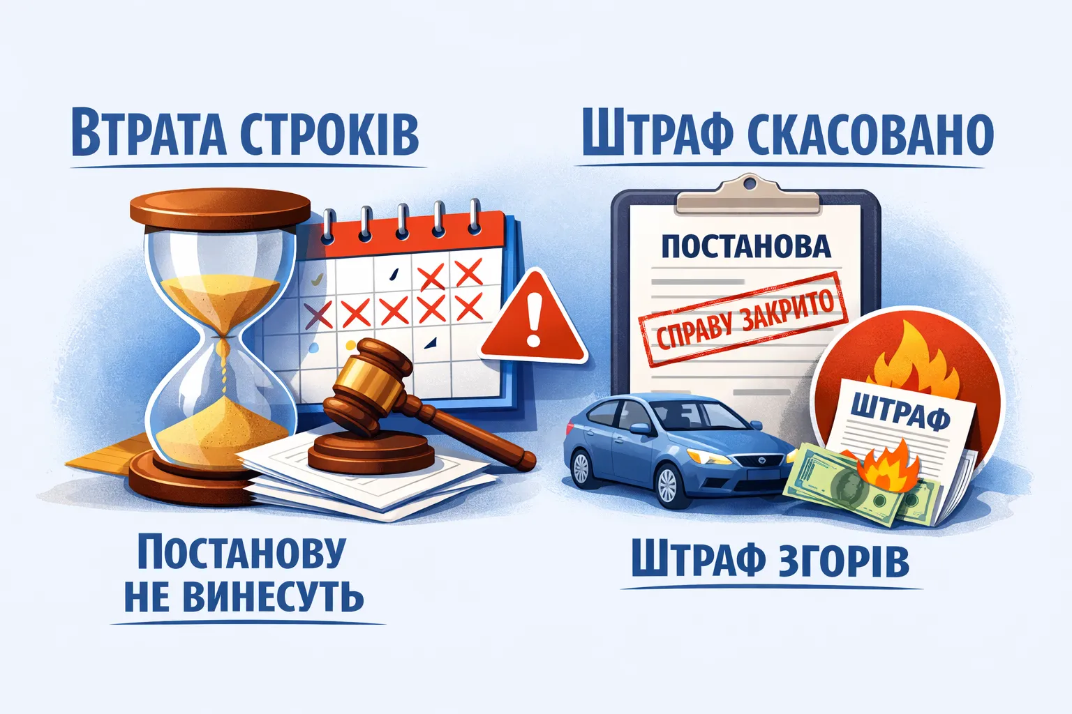 Строки в адміністративних справах: коли постанову вже не винесуть і коли штраф згорає Строки в адміністративних справах: коли постанову вже не винесуть і коли штраф згорає