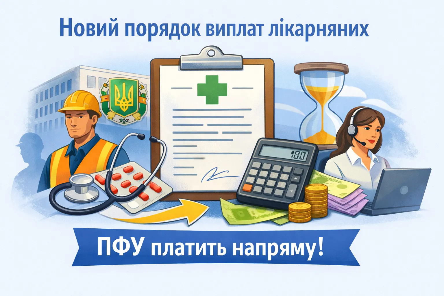 ПФУ підготував новий порядок страхових виплат: кому Фонд платитиме лікарняні напряму ПФУ підготував новий порядок страхових виплат: кому Фонд платитиме лікарняні напряму