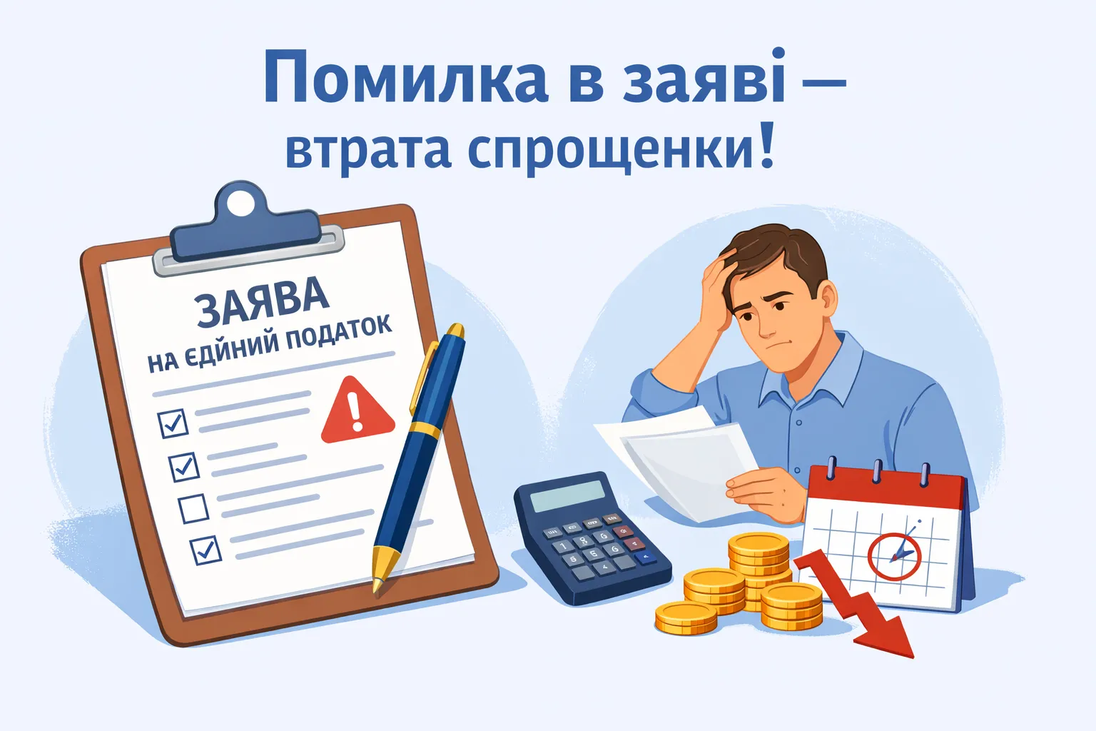 Єдиний податок для ФОП: які обов’язкові реквізити заяви коштують вам спрощенки