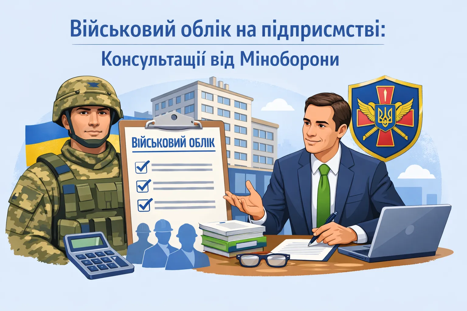Військовий облік на підприємстві: консультує Міноборони