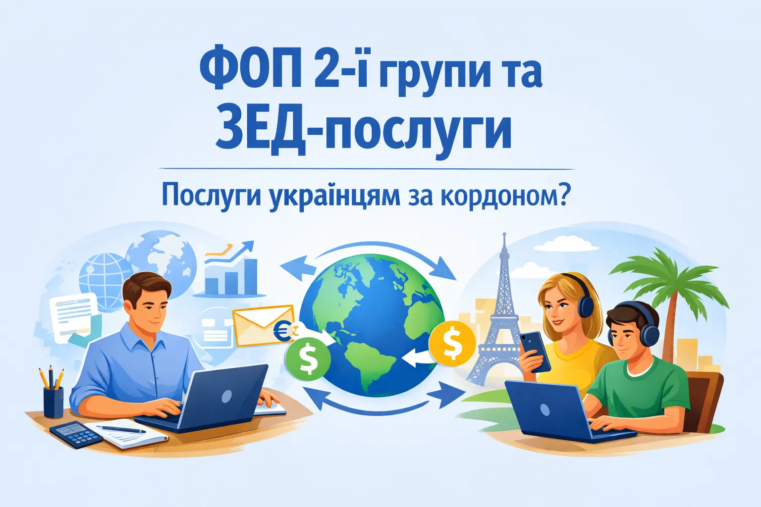 ФОП 2‑ї групи та ЗЕД‑послуги: чи можна надавати послуги українцям, які живуть за кордоном? ФОП 2‑ї групи та ЗЕД‑послуги: чи можна надавати послуги українцям, які живуть за кордоном?