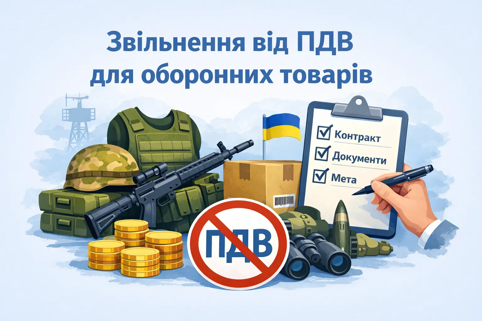 Оборонні товари від співвиконавця: які умови дають звільнення від ПДВ? Оборонні товари від співвиконавця: які умови дають звільнення від ПДВ?