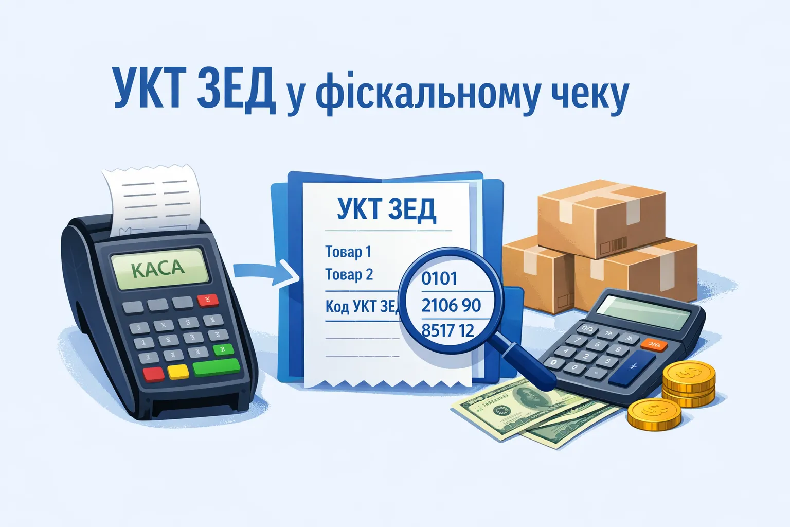 УКТ ЗЕД у фіскальному чеку УКТ ЗЕД у фіскальному чеку