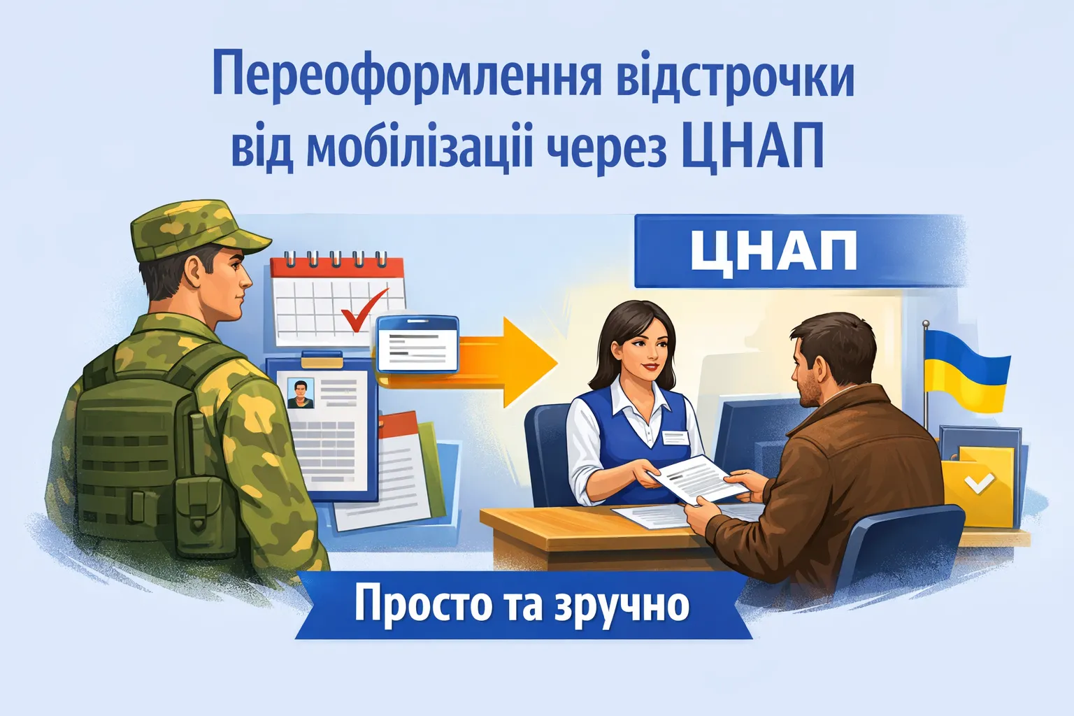 Відстрочку від мобілізації можна переоформити через ЦНАП: як це працює
