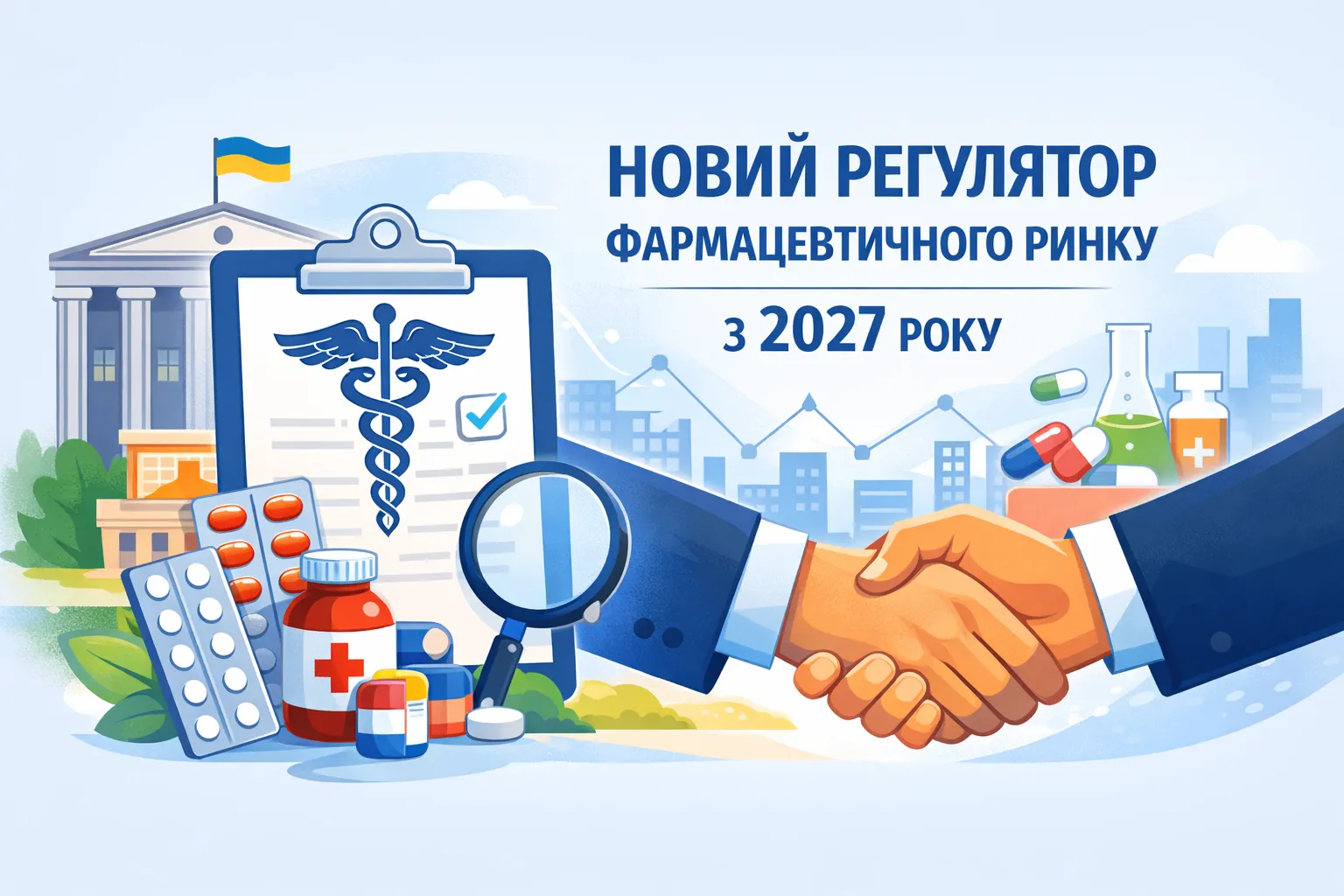 В Україні запрацює новий регулятор фармацевтичного ринку з 2027 року В Україні запрацює новий регулятор фармацевтичного ринку з 2027 року