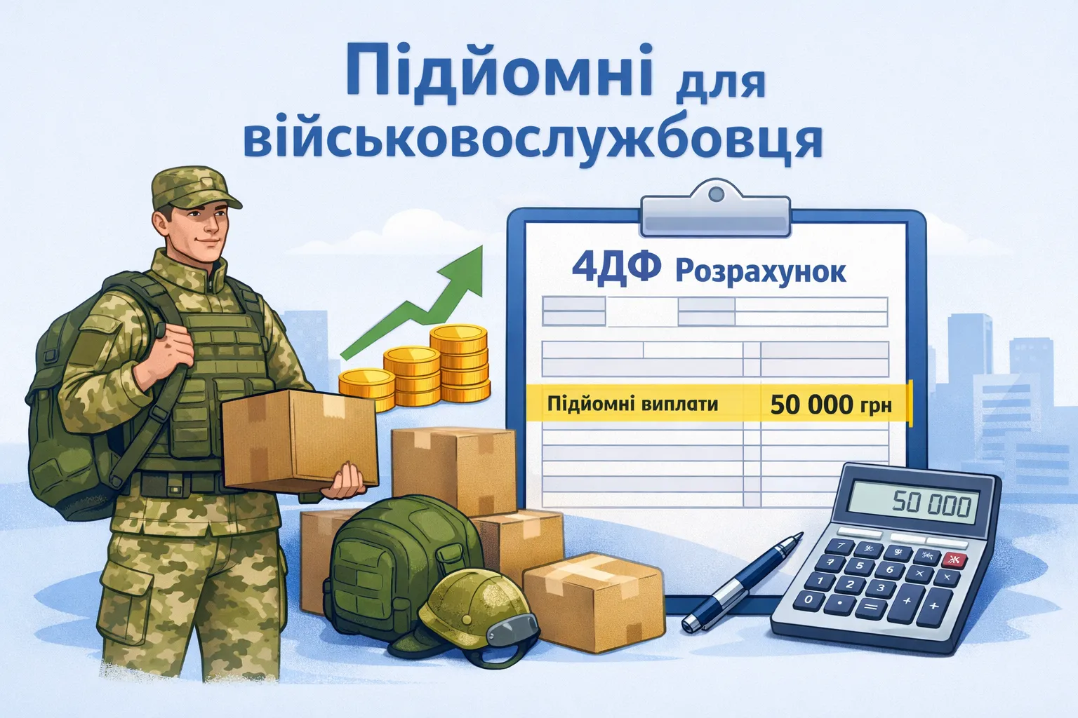 Військовослужбовець переїжджає: як показати підйомні в додатку 4ДФ Розрахунку ЮО Військовослужбовець переїжджає: як показати підйомні в додатку 4ДФ Розрахунку ЮО