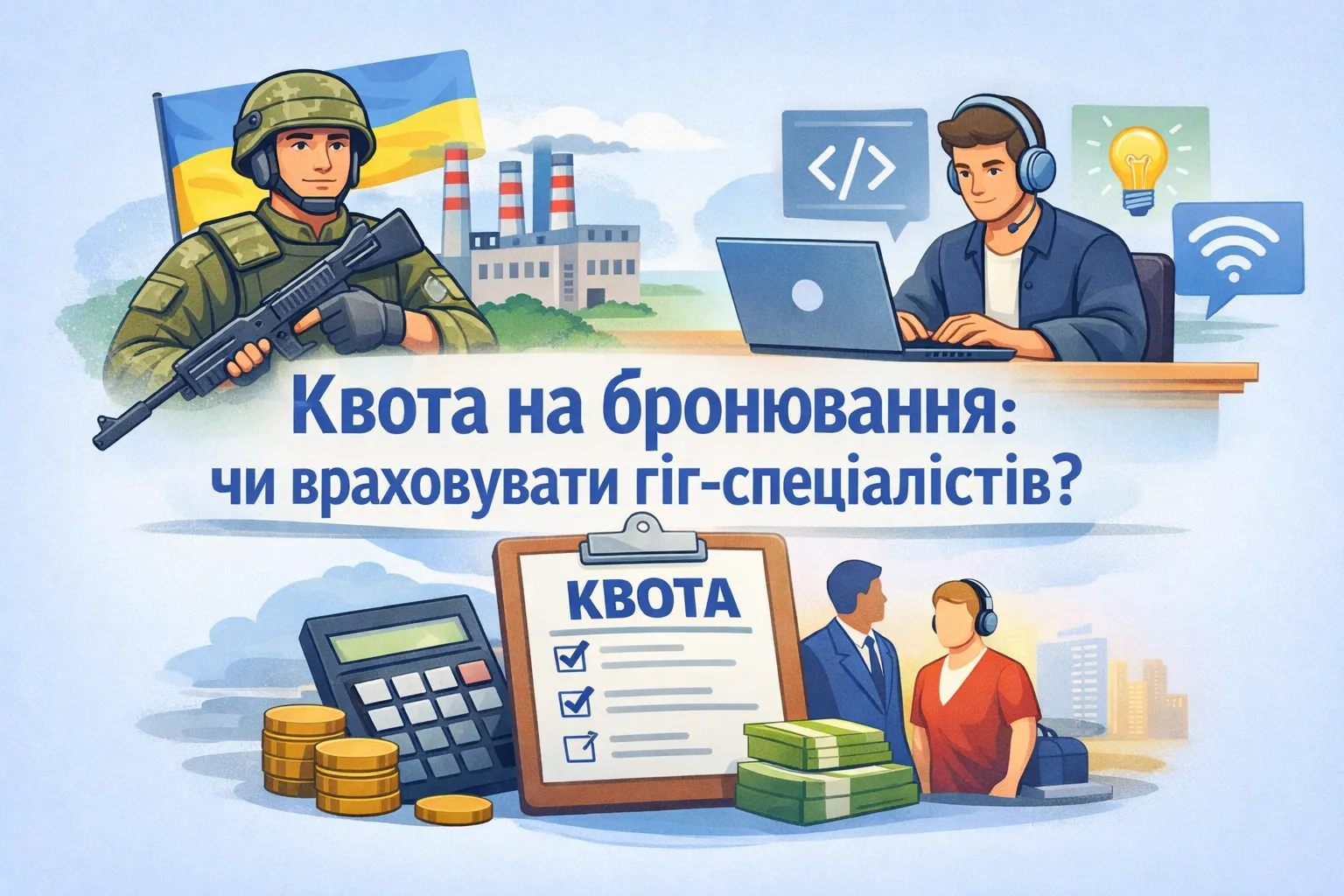 Квота на бронювання: чи враховувати гіг-спеціалістів