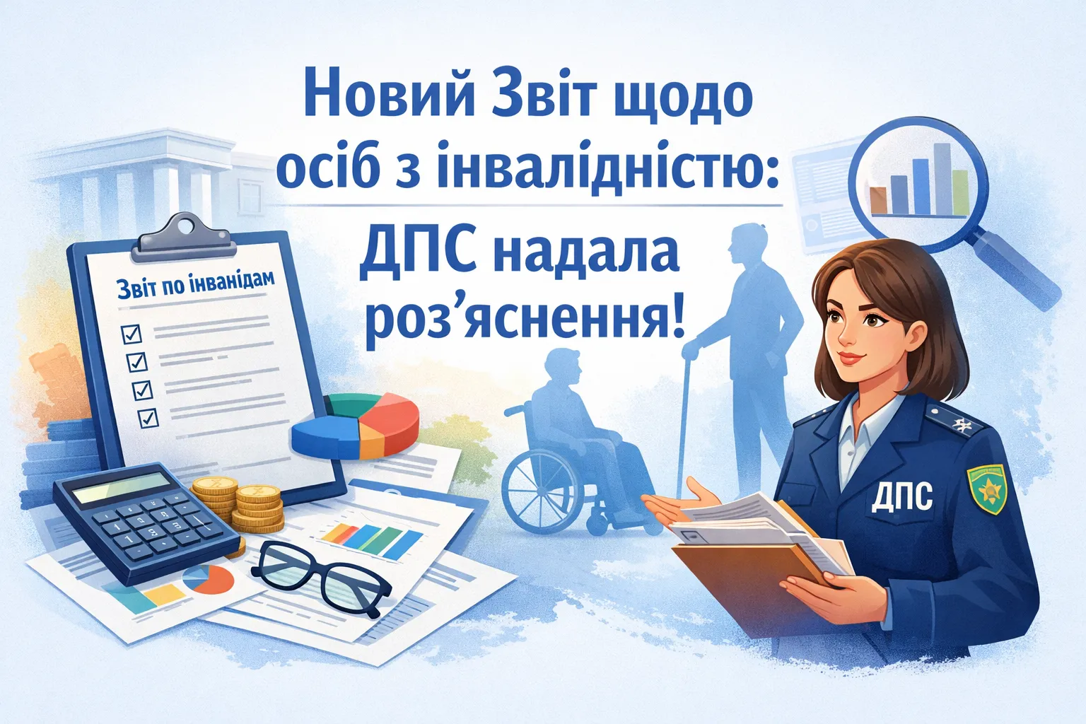 Новий Звіт щодо осіб з інвалідністю: ДПС надала роз’яснення! Новий Звіт щодо осіб з інвалідністю: ДПС надала роз’яснення!
