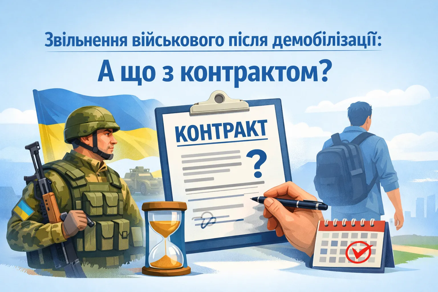 Чи зможе військовий звільнитися після демобілізації, якщо строк контракту ще не завершився