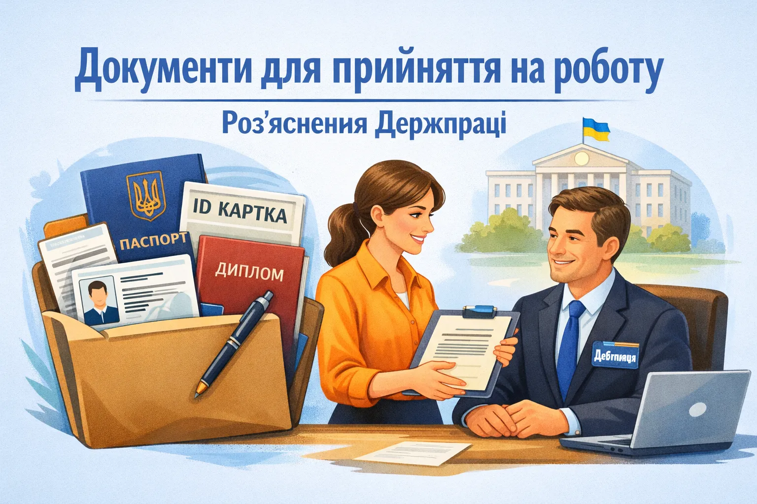 Які документи має надати працівник при прийнятті на роботу: роз’яснення Держпраці