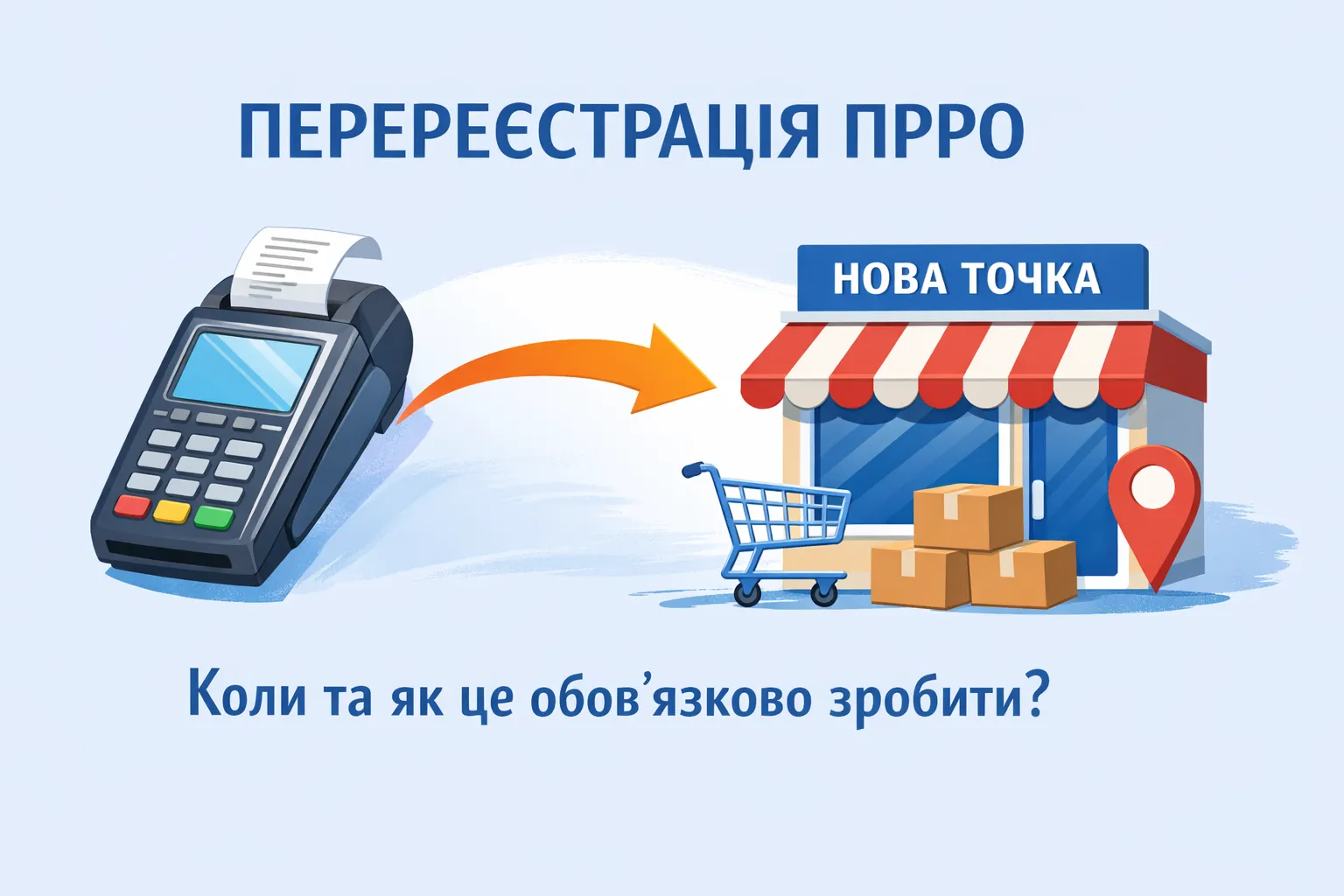 Перевозите РРО в іншу торгівельну точку: коли й як обов’язково робити перереєстрацію?