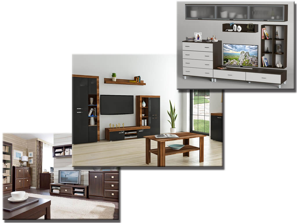 Корпусні меблі для вітальні