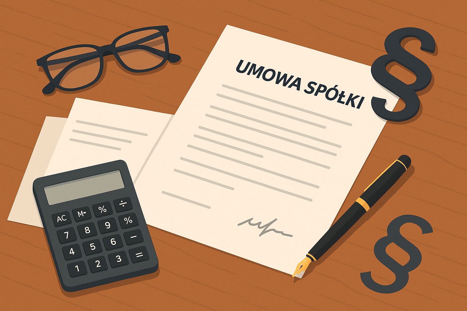 otkrytie-firmy-v-polshe-dokumenty-nalogi-hero Стол с документами для открытия фирмы в Польше, калькулятор и очки — правовые и налоговые нюансы для иностранцев