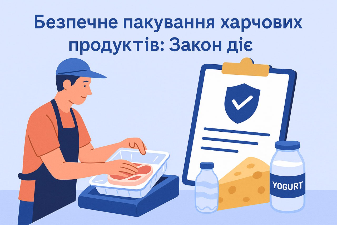 Безпечне пакування харчових продуктів: Закон діє Безпечне пакування харчових продуктів: Закон діє
