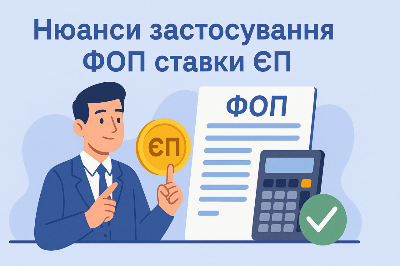 Нюанси застосування ФОП ставки ЄП