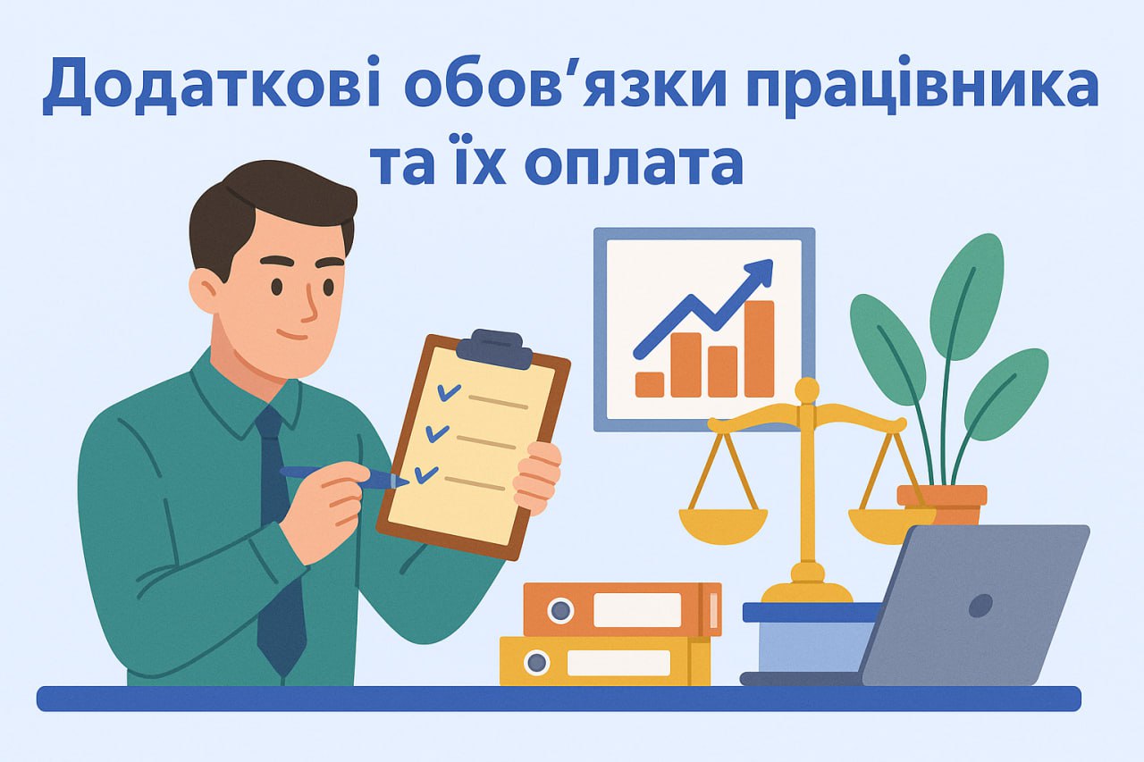 Додаткові обов'язки працівника та їх оплата Додаткові обов'язки працівника та їх оплата